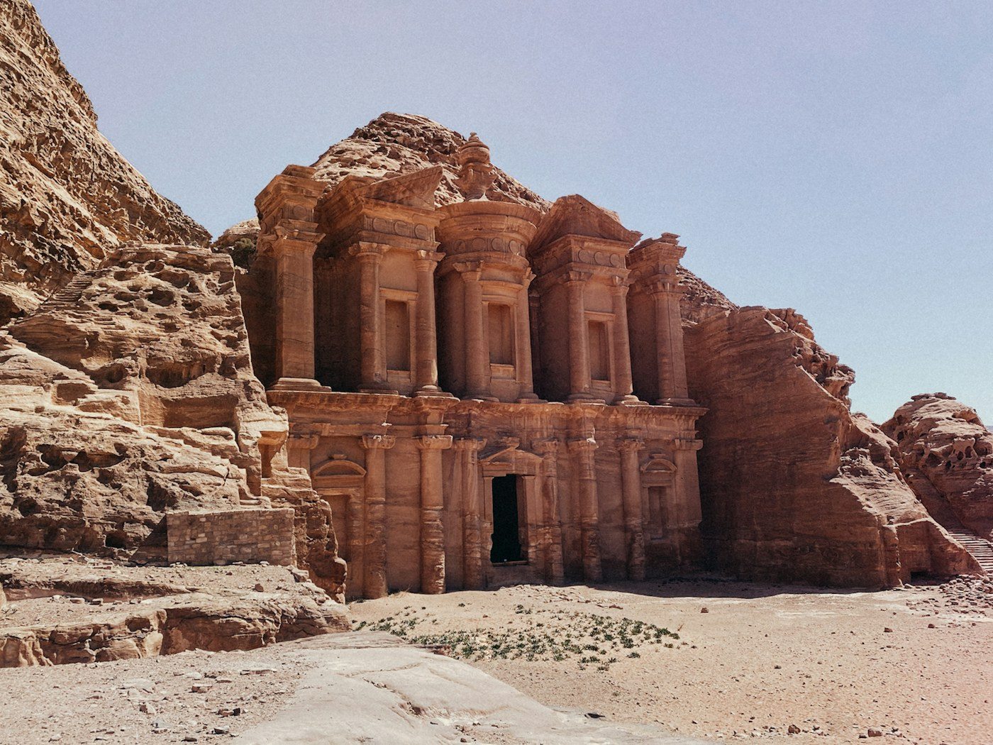Ad Deir, Nabataean monument known as the Monastery at Petra, Jordan