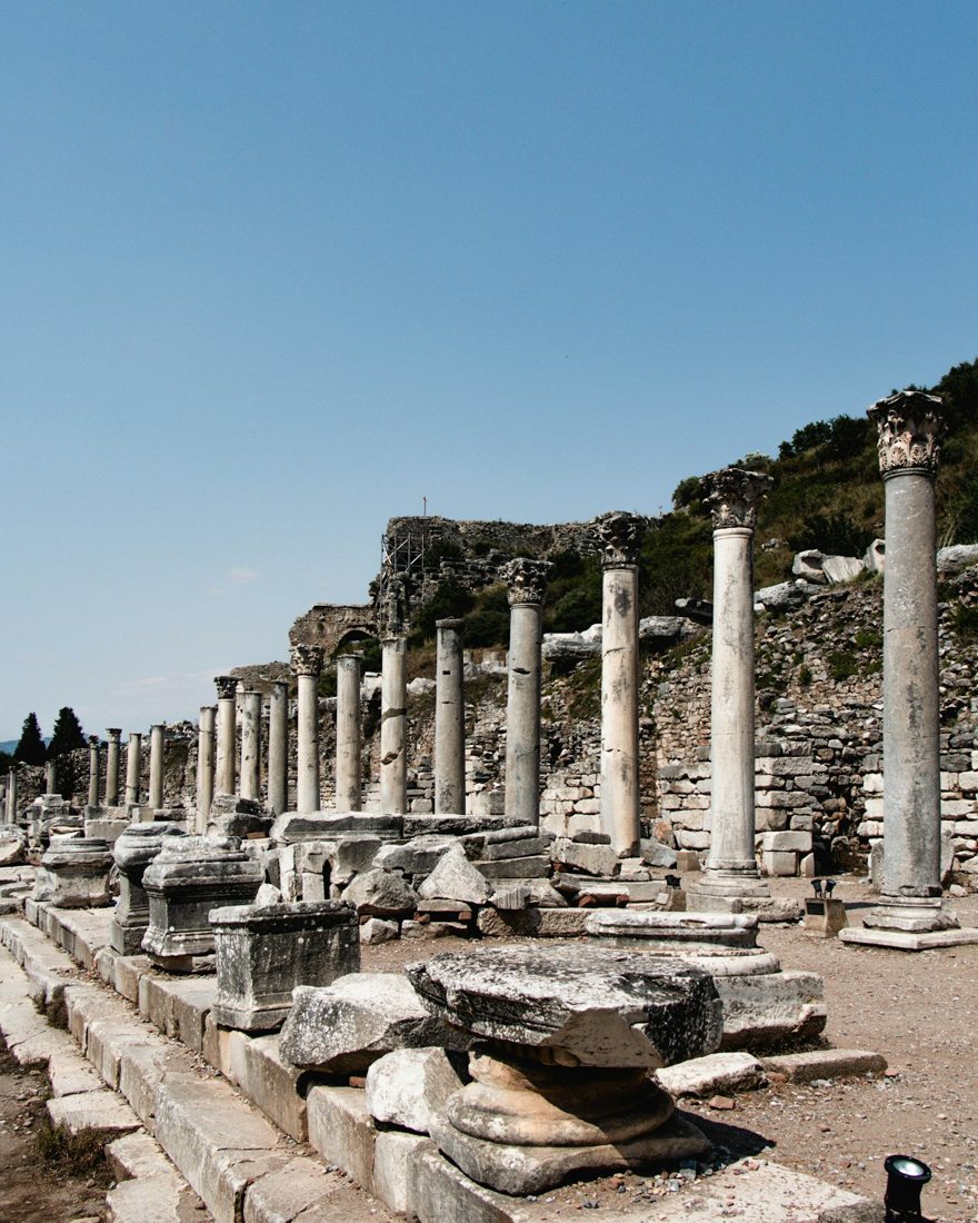 Ruins of the ancient city of Ephesus, Turkey
